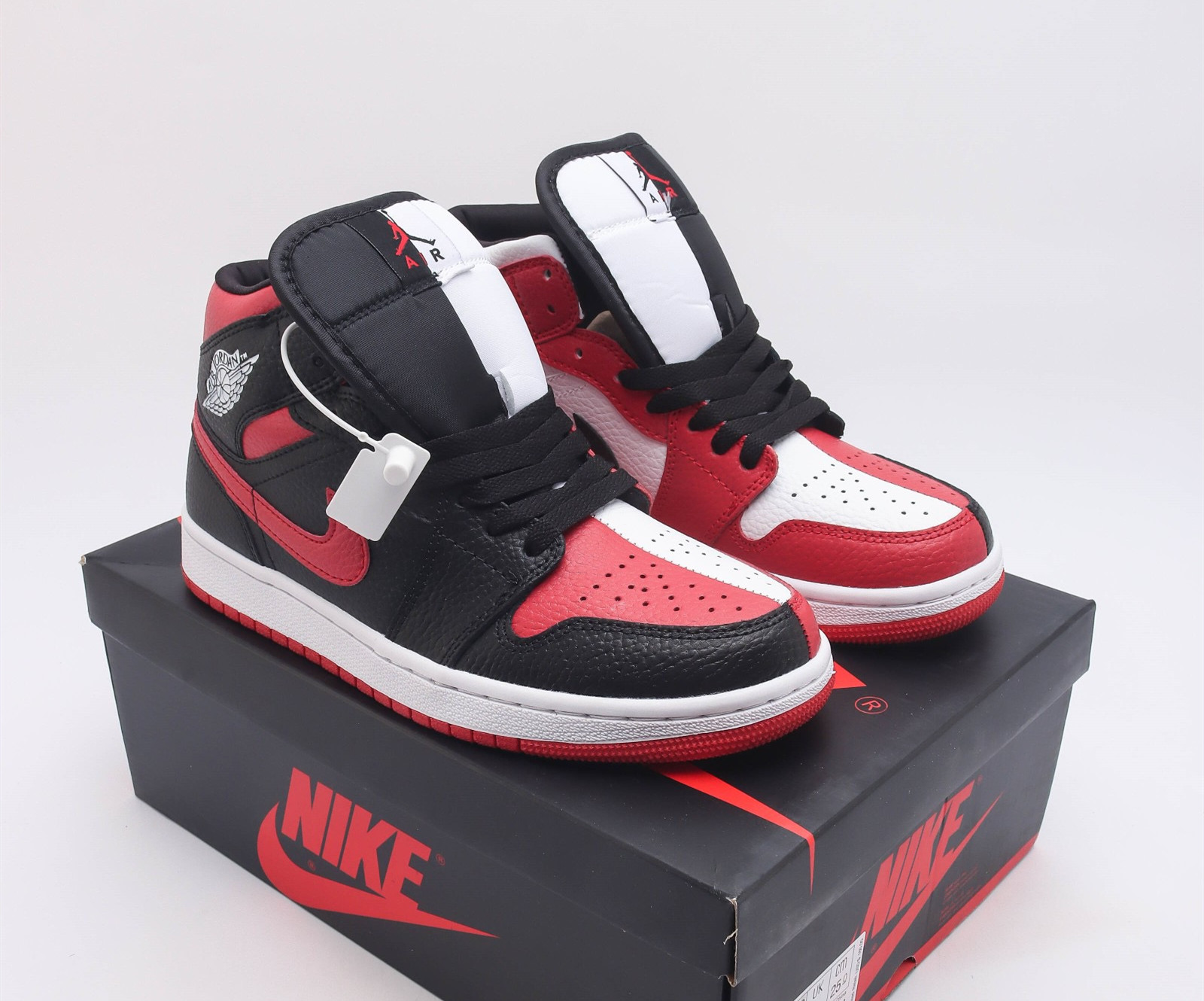 Women's Running Weapon Air Jordan 1 Red/Black Shoes 0306 Women's Running Weapon Air Jordan 1 Red/Black Shoes 0306